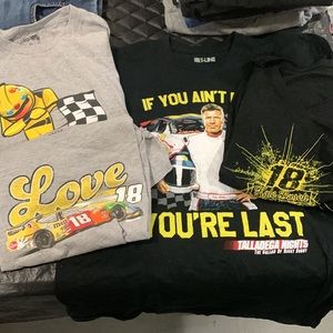 Lot of 4 Kyle Busch NASCAR tees